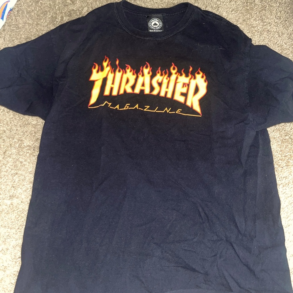 Black thrasher shirt